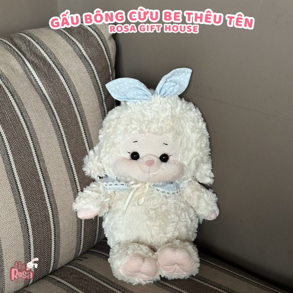 Gấu Bông Cừu Be 40cm Cao Cấp – Thú Nhồi Bông Mềm Mịn, Dễ Thương, Quà Tặng Ý Nghĩa Cho Bé & Người Yêu