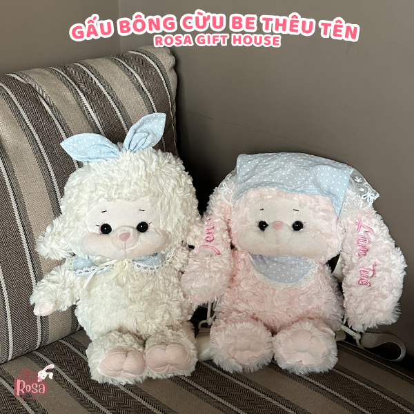 Gấu Bông Cừu Be 40cm Cao Cấp – Thú Nhồi Bông Mềm Mịn, Dễ Thương, Quà Tặng Ý Nghĩa Cho Bé & Người Yêu