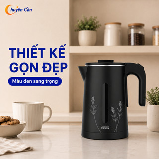 Bình Đun Siêu Tốc Inox 2 Bình Đun Siêu Tốc Inox 2 Lớp Co.op Select 1.8L - Giữ Nhiệt Tốt, Tự Ngắt An Toàn, Đun Nước Nhanh