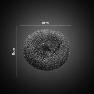 Dụng Cụ Cọ Rửa Đa Năng - Cây Chà Nồi, Chảo, Bồn Rửa Chén Cán INOX, Đầu Cọ Thép Không Gỉ Có Thể Thay Thế, Tiện Lợi