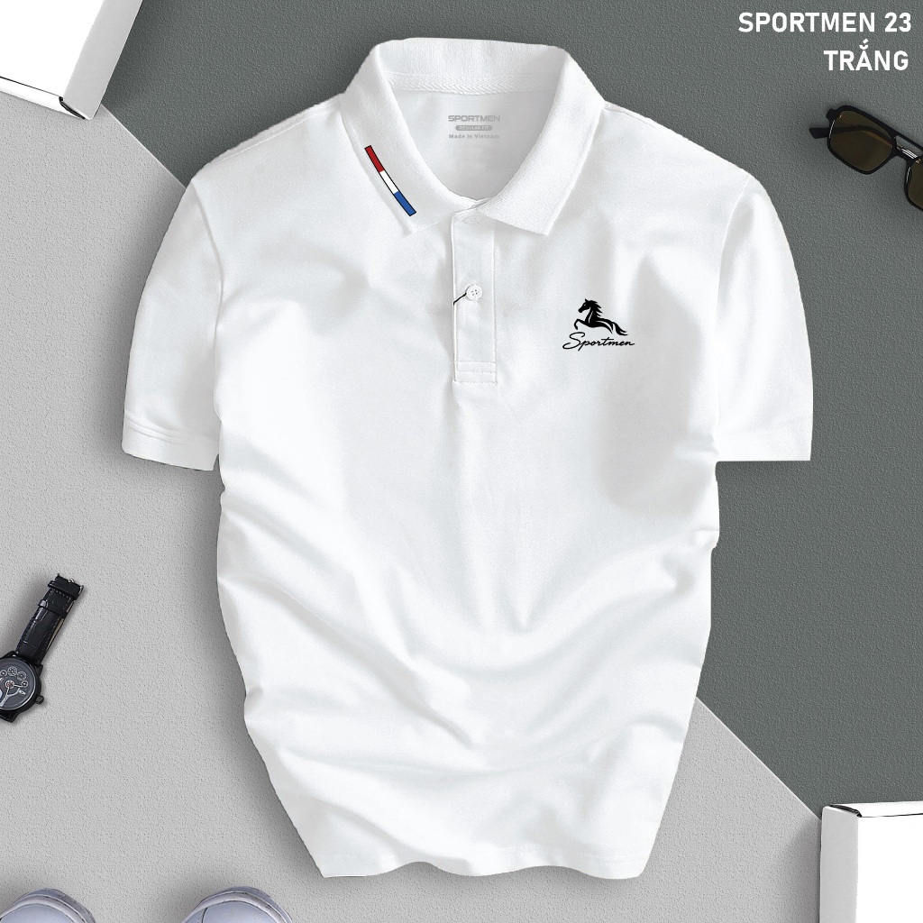 Áo Polo Nam SPORTMEN Cổ Bẻ, Chất Cá Sấu Cao Cấp, Form Ôm Chuẩn Đẹp, Phong Cách Lịch Lãm | SPORTMEN 23