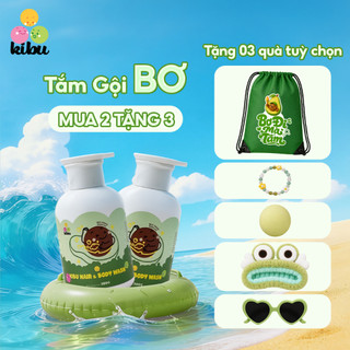 Combo 2 Sữa Tắm Gội Trẻ Em 2in1 Kibu BƠ - Bảo Vệ Tóc Mềm Mượt & Dịu Nhẹ Cho Da Nhạy Cảm - 300ml