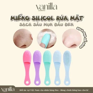 Cọ Rửa Mặt Silicon Xỏ Ngón Tay Giúp Tẩy Tế Bảo Chết, Bàn Chải Rửa Đầu Mũi Làm Sạch Mụn Đầu Đen