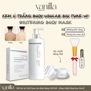 Kem Ủ Trắng Usolab Bio Tone Up Whitening Body Mask Tại Salon Mẫu Thử Vanilla Cosmetics