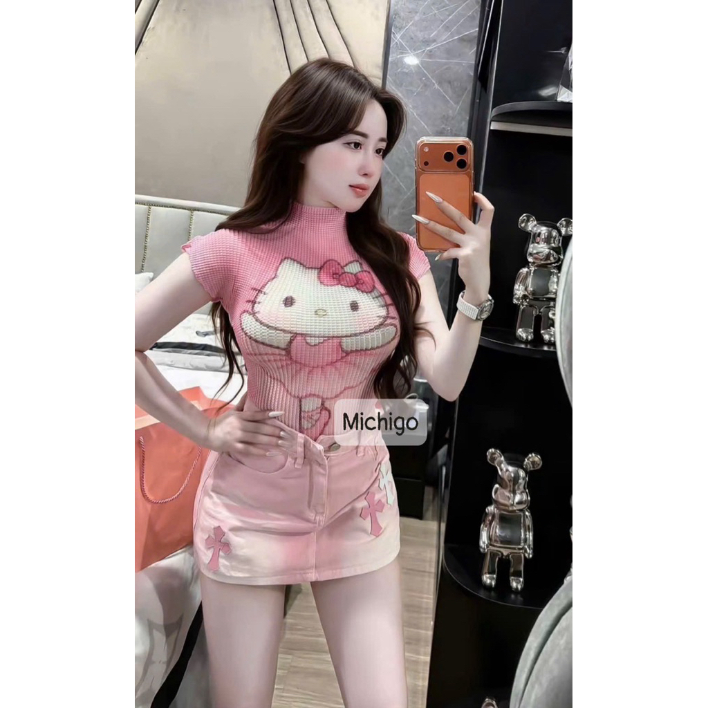 Xốp lò xo 🩷🩷kitty hồg mặc váy🩷🩷