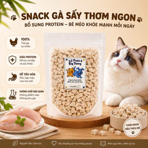 Viên Gà Sấy Thăng Hoa Munchies Giàu Protein, Kích Thích Ngon Miệng Dành Cho Mèo Yêu.