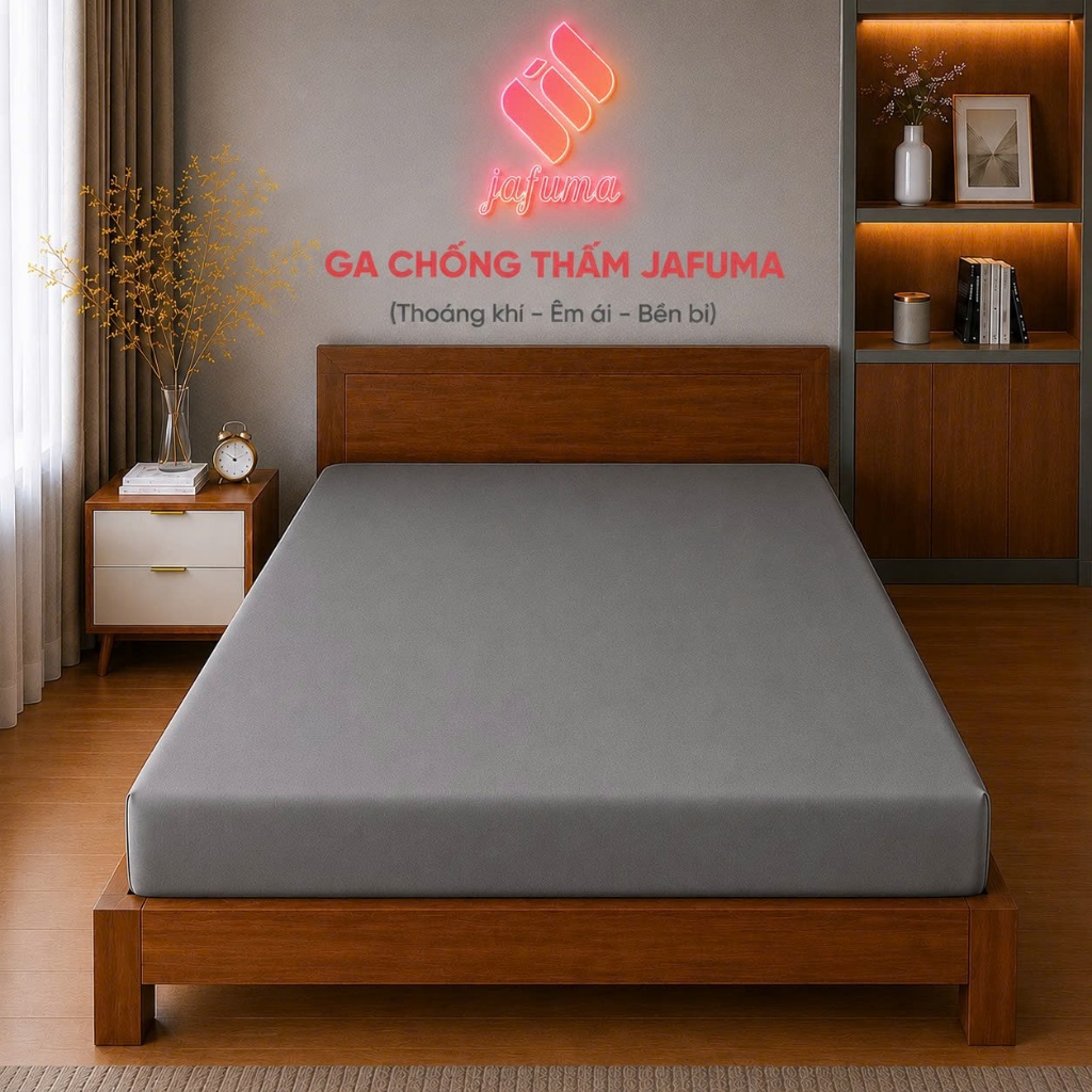 Ga chống thấm cao cấp JAFUMA | Thoáng - Mịn - An Toàn cho bé | Đủ size& độ dày, Chống thấm Cotton TC