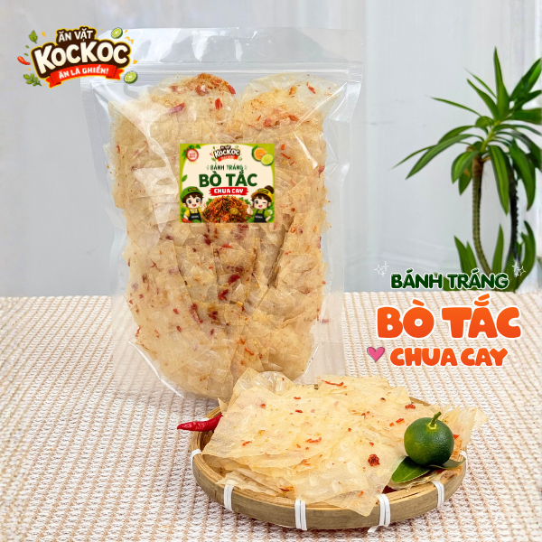(Best Seller) COMBO 1KG BÁNH TRÁNG BÒ TẮC CHUA CAY Ăn Vặt Koc Koc, Siêu Bò Khô, Chua Cay Mặn Ngọt Đậm Đà Cực Cuốn