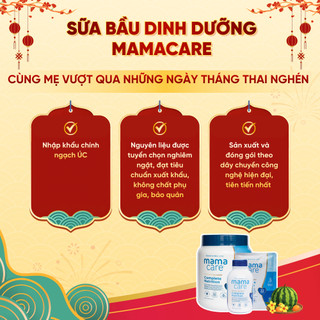 [QUÀ TẶNG 10 Gói ]Sữa Dinh Dưỡng MamaCare Complete Nutrition Hỗ Trợ Tiêu Hóa Tăng Đề Kháng 50g Hộp Gói Nhỏ Tiện Lợi