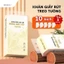 Khăn Giấy Rút Treo Tường Thùng 10 Bịch Bông Sen Việt 1152 Tờ (Tặng kèm móc treo)