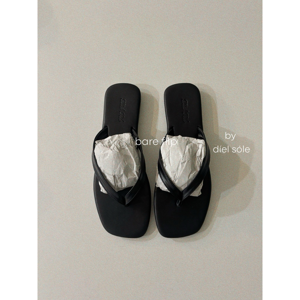 [TĂNG SIZE] Bare Flip by díelsosle- Dép Xỏ Ngón Nữ Flip Flops Tối Giản Êm Chân Phong Cách Daily Summer 2026