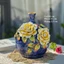 Bình Hút Lộc Tì Bà Gốm Sứ Bát Tràng Bình Hoa Đắp Nổi Vuốt Tay Thủ Công Decor Phong Thủy GomDecorTsc