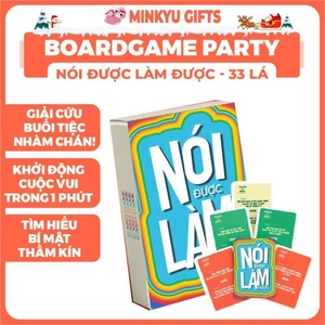Bộ Bài Drinking Game Nói Được Làm Được Giải Trí Cho Bữa Tiệc, Nhỏ Gọn, Tiện Lợi