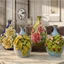 Bình Hoa Đắp Nổi Gốm Sứ Bát Tràng Dáng Hút Lộc Tỳ Bà Phong Thủy Decor Trang Trí Phòng Khách