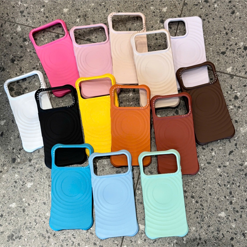 [LINK 4- MÀU HOT] Ốp Lưng iPhone Trơn Sóng Tròn Cao Cấp – Chống Trượt, Chống Sốc | Nắng Case