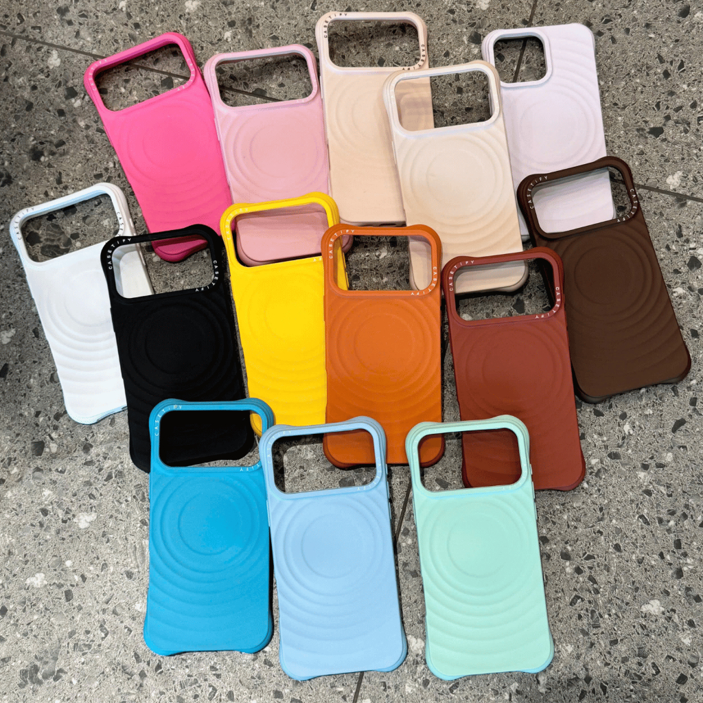 [ LINK 3- MÀU HOT]Ốp Lưng iPhone Trơn Sóng Tròn Cao Cấp – Chống Trượt, Chống Sốc | Nắng Case