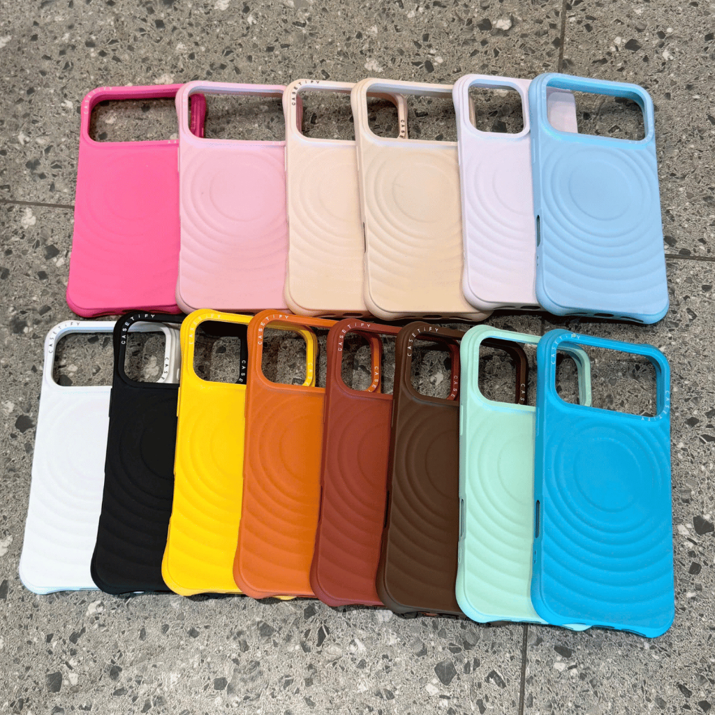 [LINK 4- MÀU HOT] Ốp Lưng iPhone Trơn Sóng Tròn Cao Cấp – Chống Trượt, Chống Sốc | Nắng Case