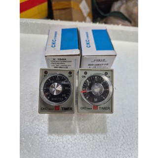 (Freeship) Rơ le thời gian, Relay timer, Rơle hẹn trễ CKC AH3-3 220VAC 6S 10S 30S 60S 6M 10M 30M 60M