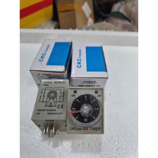 (Freeship) Rơ le thời gian, Relay timer, Rơle hẹn trễ CKC AH3-3 220VAC 6S 10S 30S 60S 6M 10M 30M 60M