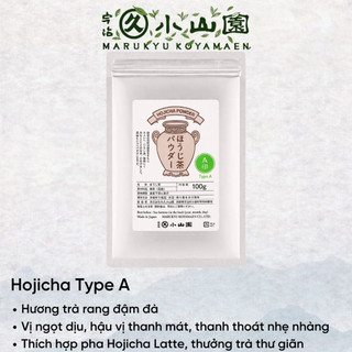 Bột Trà Rang Hojicha Marukyu Koyamaen Type A,Type B Gói 100g Nhật Bản Đậm Hương Trà Rang M34