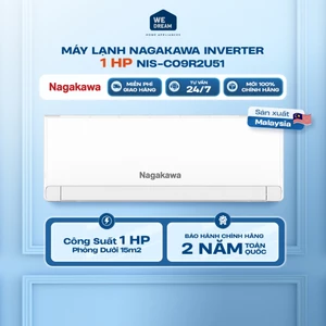 Máy Lạnh Nagakawa Inverter NIS-C09R2U51 1HP - Hàng Chính Hãng