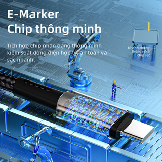 Cáp mi 120w C-C sạc siêu nhanh 👉Dùng cho các máy Mi đời cao...phukienmk10