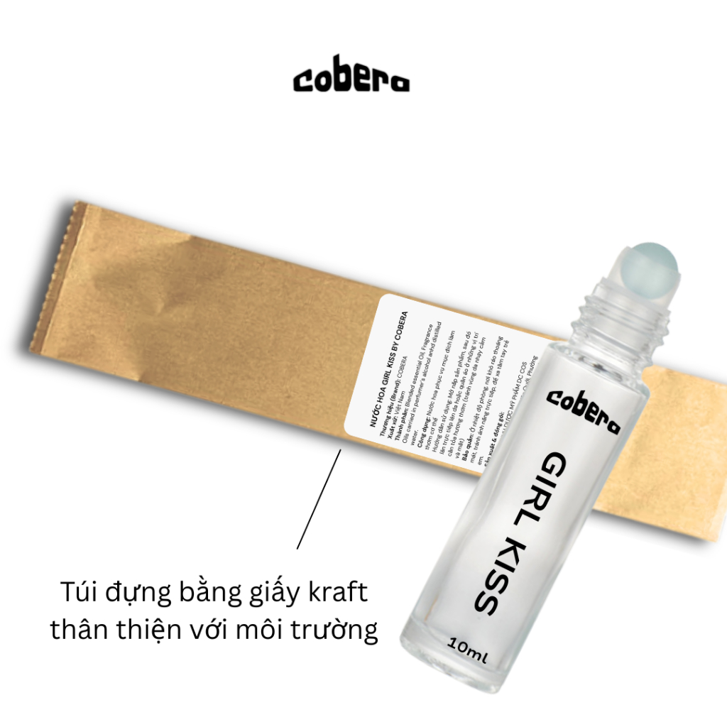Nước hoa con gái thơm lâu 8h dạng lăn thương hiệu Cobera, thơm lâu mùi hương trẻ trung năng động