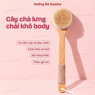 Bàn Chải Tắm Lông Mềm Mịn Hàng Cao Cấp - Bàn Chải Tắm Cầm Tay Tẩy Da Chết Nhẹ Nhàng Giúp Thư Giãn Giảm Mệt Mỏi