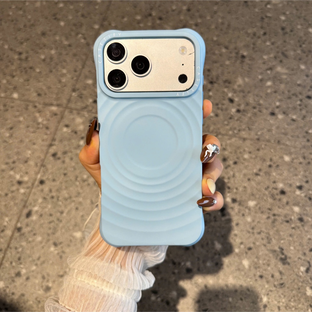 [ LINK 3- MÀU HOT]Ốp Lưng iPhone Trơn Sóng Tròn Cao Cấp – Chống Trượt, Chống Sốc | Nắng Case