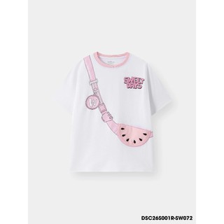 Set Đi Chơi Bé Gái DSC26S001R | Wookids | Bộ Quần Áo Trẻ Em 2-9 Tuổi | 100% Cotton Mềm Mát, Dễ Thương