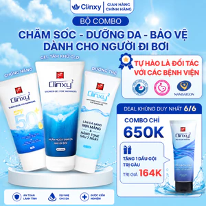 Sản Phẩm Chăm Sóc Dưỡng Bảo Vệ Da Dành Cho Người Đi Bơi Clinxy- Hàng Chính Hãng
