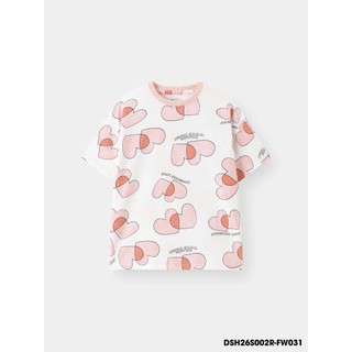 Bộ Đồ Bé Gái DSH26S002R | Wookids | Set Quần Áo Trẻ Em 2-9 Tuổi | 100% Cotton Mềm Mại, Thoáng Mát