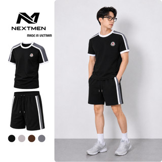 Set Áo Thun Quần Short Nam Chất Liệu cá sấu Thoáng Khí Co Giãn 4 chiều Mặc Mát Trẻ Trung BHN80