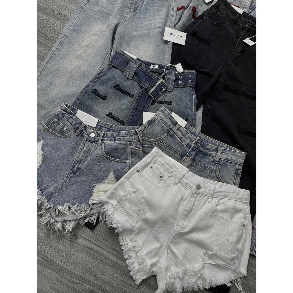 Combo 189k 3 Quần Jean ĐÙI Ngẫu Nhiên Dành Cho Nữ From Rộng Basic Xinh Xắn [ Hình Ảnh Chỉ Mang Tính Chất Minh Hoạ ]