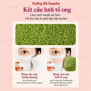 Bông Mút Rửa Mặt Làm Sạch Da Chuyên Sâu Chuẩn Spa Giảm Bít Tắc Lỗ Chân Lông Sạch Mặt Nạ Bùn - Bông Mút Rửa Mặt Loại 1