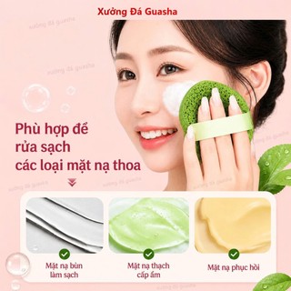 Bông Mút Rửa Mặt Làm Sạch Da Chuyên Sâu Chuẩn Spa Giảm Bít Tắc Lỗ Chân Lông Sạch Mặt Nạ Bùn - Bông Mút Rửa Mặt Loại 1