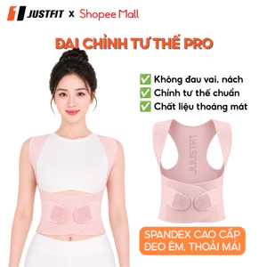 JUSTFIT Pro - Đai hỗ trợ điều chỉnh tư thế thẳng lưng chất liệu Spandex cao cấp, mềm mại, thoải mái