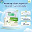 Khăn hạ sốt Dr.Papie 0+ khăn lau làm mát cho bé, trẻ sơ sinh, hộp 5 túi x 5 khăn