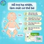 Khăn hạ sốt Dr.Papie 0+ khăn lau làm mát cho bé, trẻ sơ sinh, hộp 5 túi x 5 khăn