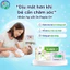 Khăn hạ sốt Dr.Papie 0+ khăn lau làm mát cho bé, trẻ sơ sinh, hộp 5 túi x 5 khăn