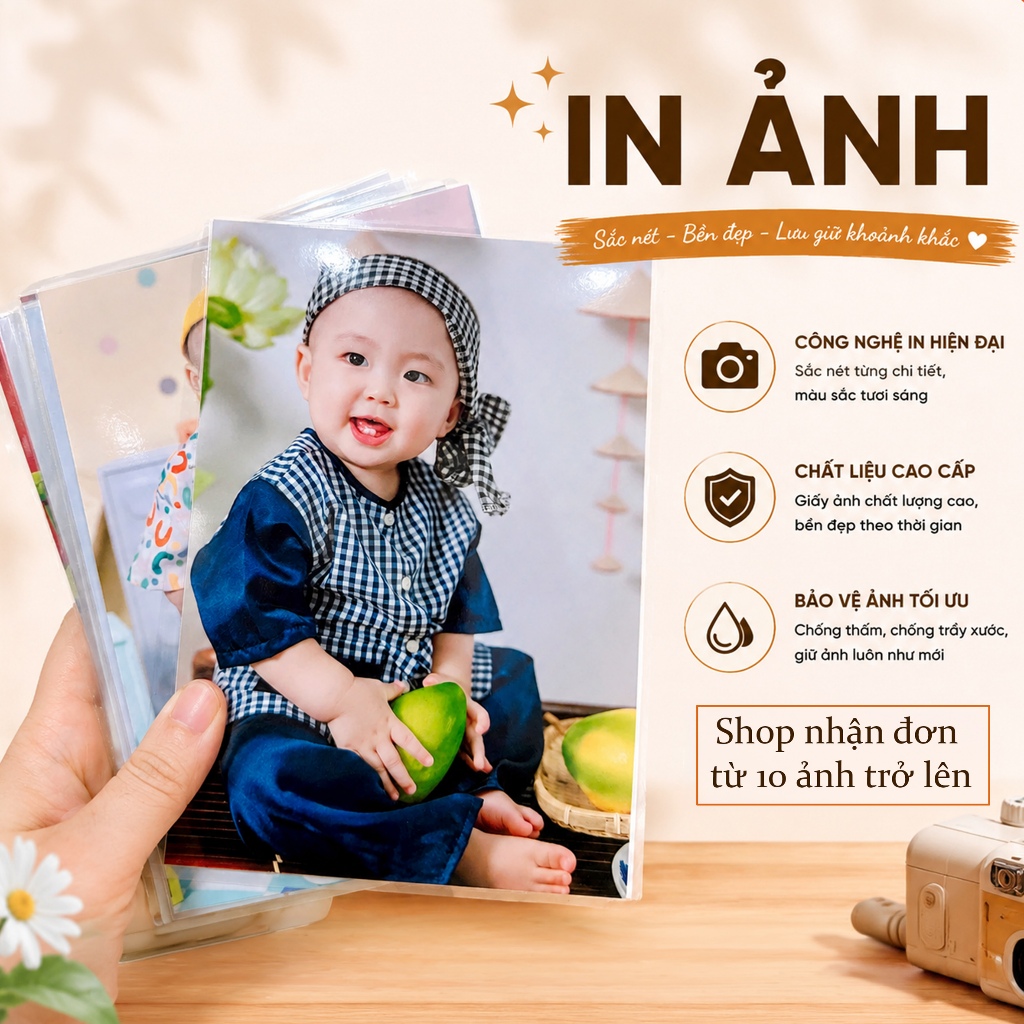 In Ảnh 6×9, 9×12, 10×15, 13×18, 15×21, 20×30 – Ảnh Rửa Sắc Nét, Bền Màu , shop nhận đơn từ 10 ảnh