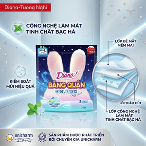 BĂNG QUẦN DIANA COOL FRESH COMFY GIRL (ML 2) – MÁT LẠNH BẠC HÀ, THÁCH THỨC MỌI TƯ THẾ NẰM