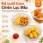Khay Lưới Inox Chiên Lọc Dầu Có Tay Cầm, Vợt Vớt Đồ Chiên Rán Thoát Dầu Nhanh Dầu Tiện Lợi Tôm A14