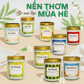 [ TẶNG THẢO DƯỢC NGÂM CHÂN ] Khi Mua Nến Thơm Cao Cấp Cho Mùa Hè Thơm Mát  -Tỏa Hương Tốt - An Toàn Cho Sức Khỏe