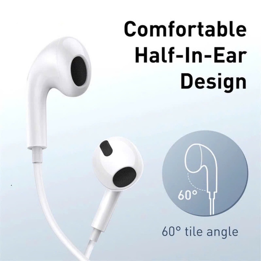 Tai nghe có dây chính hãng Hoco có micro nói đàm thoại dùng cho phone xiaomi oppo samsung jack cắm type c 3.5mm ...