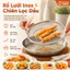 Khay Lưới Inox Chiên Lọc Dầu Có Tay Cầm, Vợt Vớt Đồ Chiên Rán Thoát Dầu Nhanh Dầu Tiện Lợi Tôm A14