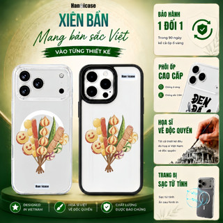 Ốp Lưng Cho iPhone 12 13 14 15 16 17 Chống Sốc Chống Ố Vàng Trong Suốt In Hình Xiên Bẩn