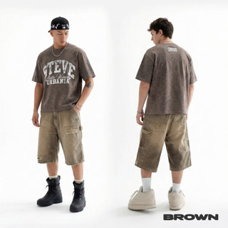 Áo Thun Local Brand STEVE URBANIA fom Boxy, áo phông chất liệu Cotton, Áo thun unisex vải Wash đã qua xử lý hottrend