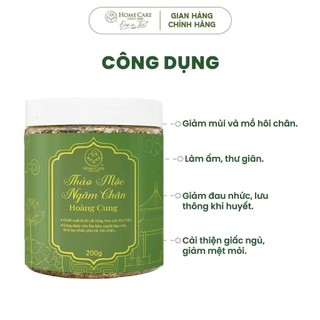 MUỐI SỦI BỌT Ngâm Chân Hỗ Trợ Giảm Nhức Mỏi, Thư Giãn, Hỗ Trợ Ngủ Ngon Chính Hãng Home Care 200g