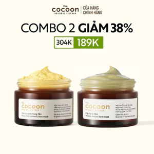 Combo 2 Mặt Nạ Chăm Sóc Da (Nghệ Và Bí Đao) Cocoon 30ml